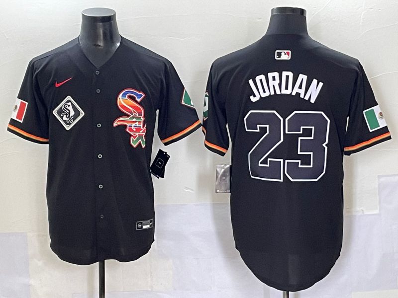 Men 2025 Chicago White Sox #23 Jordan Black Game Nike MLB Jersey style 57->chicago white sox->MLB Jersey